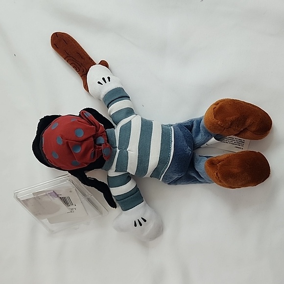 NWT Disneyland New Orleans Square Pirate Goofy Beanie Plush - Picture 5 of 12